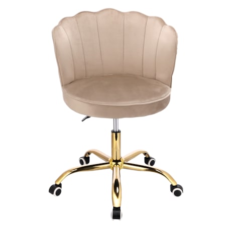 Fotel biurowy NULA obrotowy beżowy