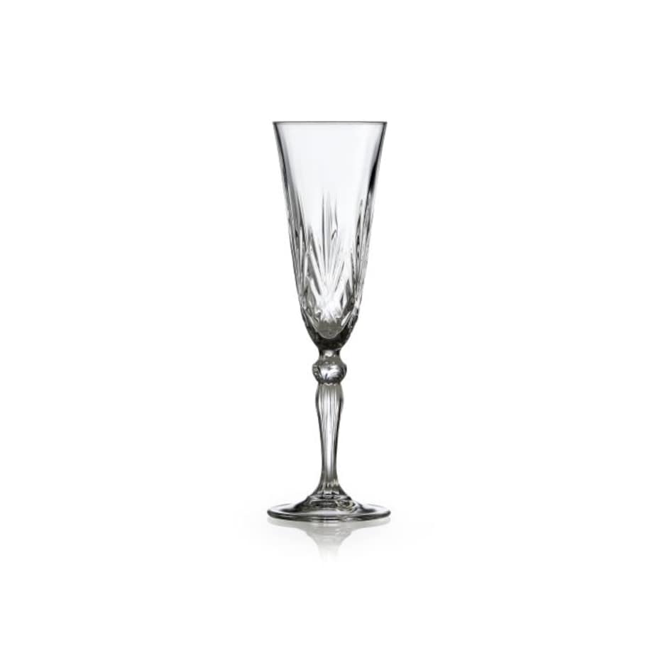 Kieliszki do szampana ze szkła kryształowego Melodia 160 ml 4 sztuki 916096