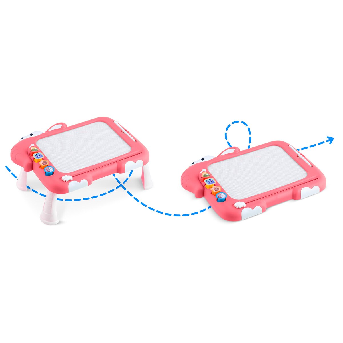 Znikopis tablica magnetyczna Ricokids RK-823 układanka stolik dla dzieci tangram 782301