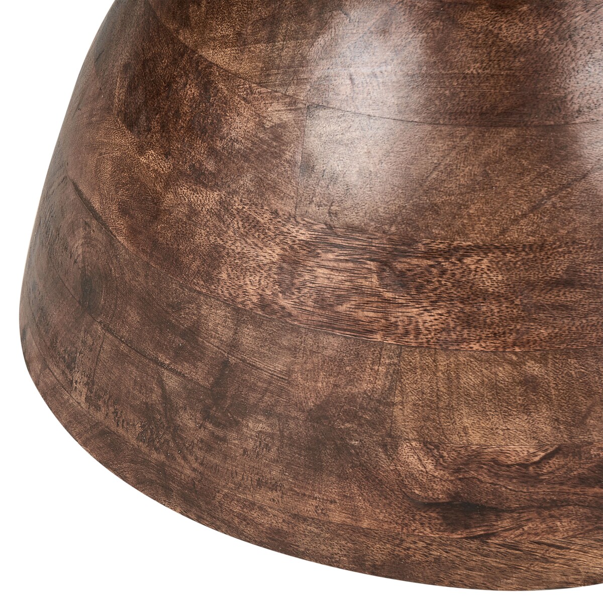 Stół do jadalni SILVON Ciemnobrązowy 120 cm 120 cm Drewno mango