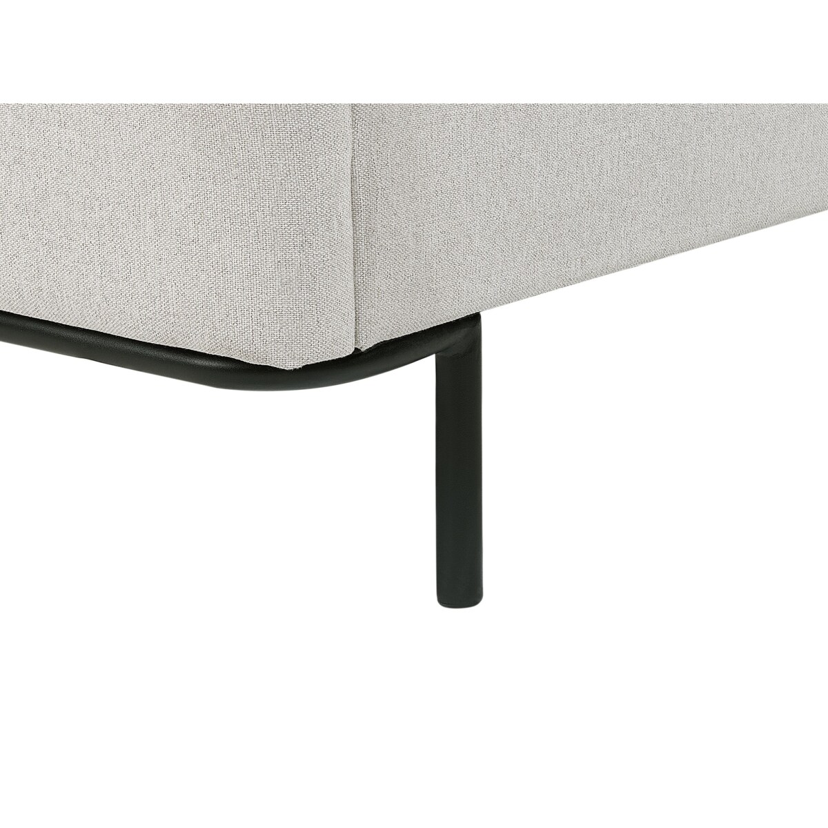 Łóżko tapicerowane 180 x 200 cm szare CORIO