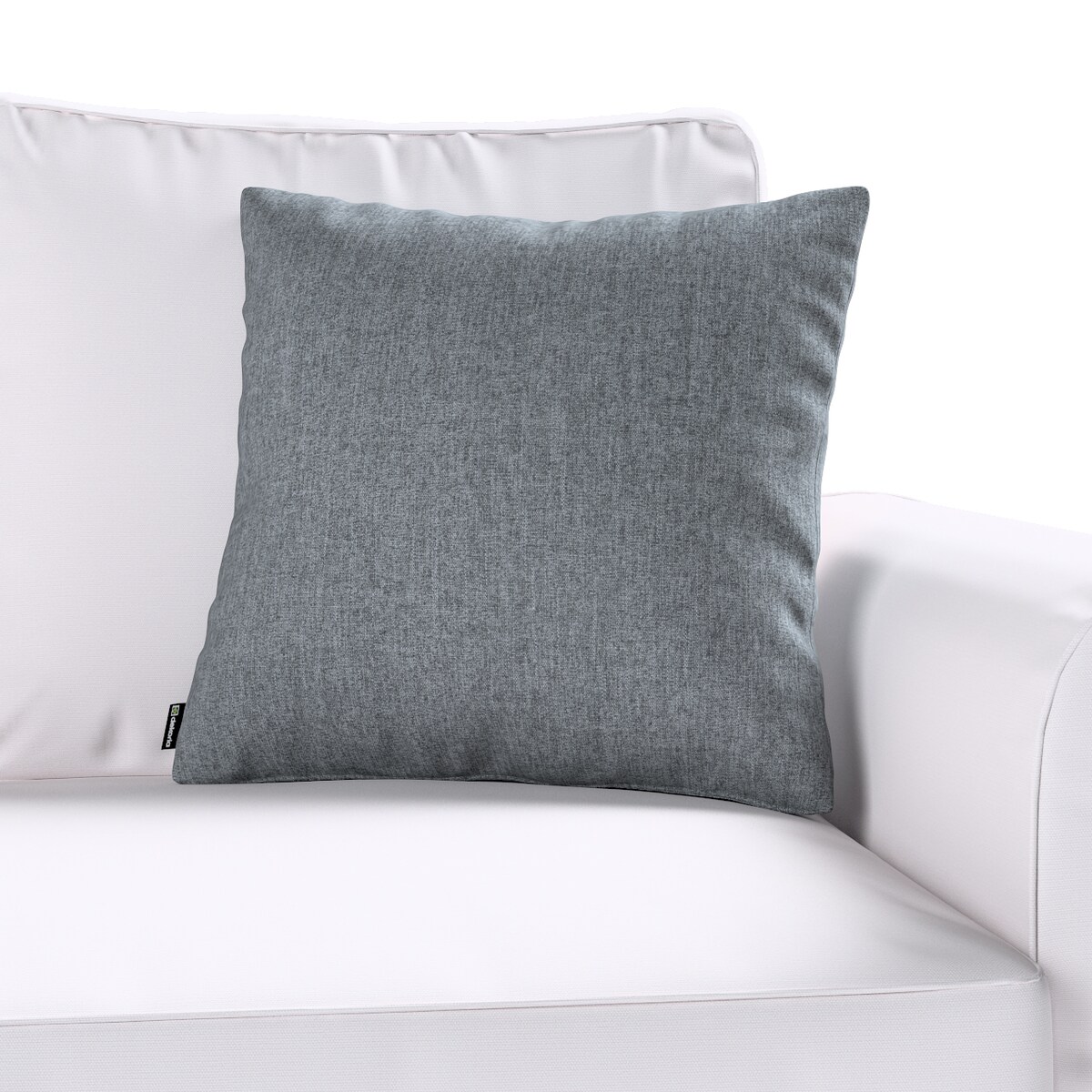 Poszewka Kinga na poduszkę 43x43 grafitowo - szary szenil