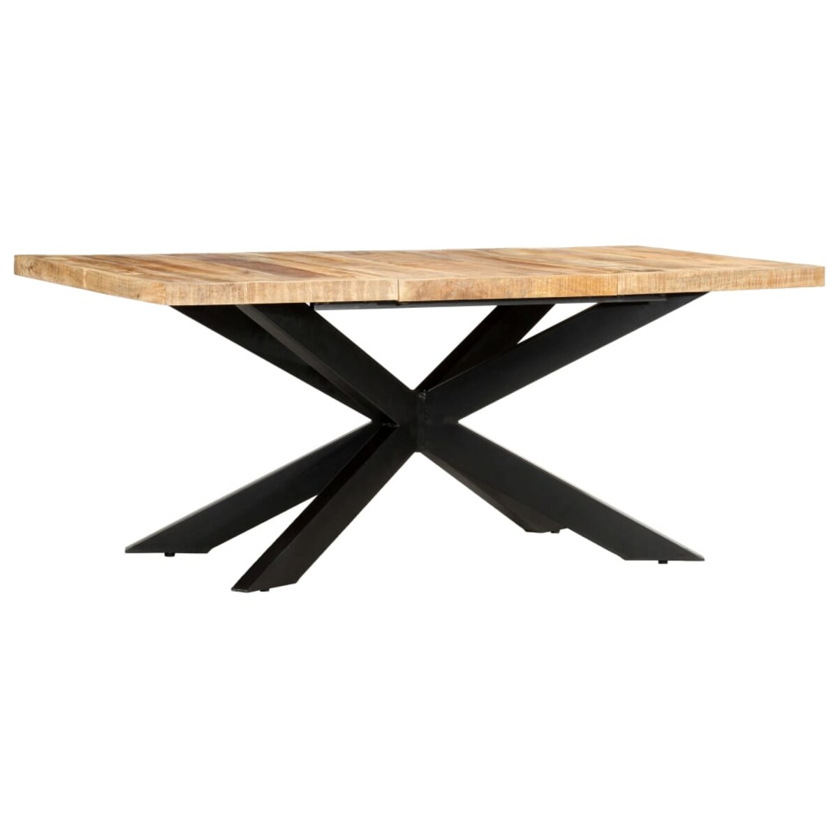 vidaXL Stół jadalniany, 180 x 90 x 76 cm, lite surowe drewno mango