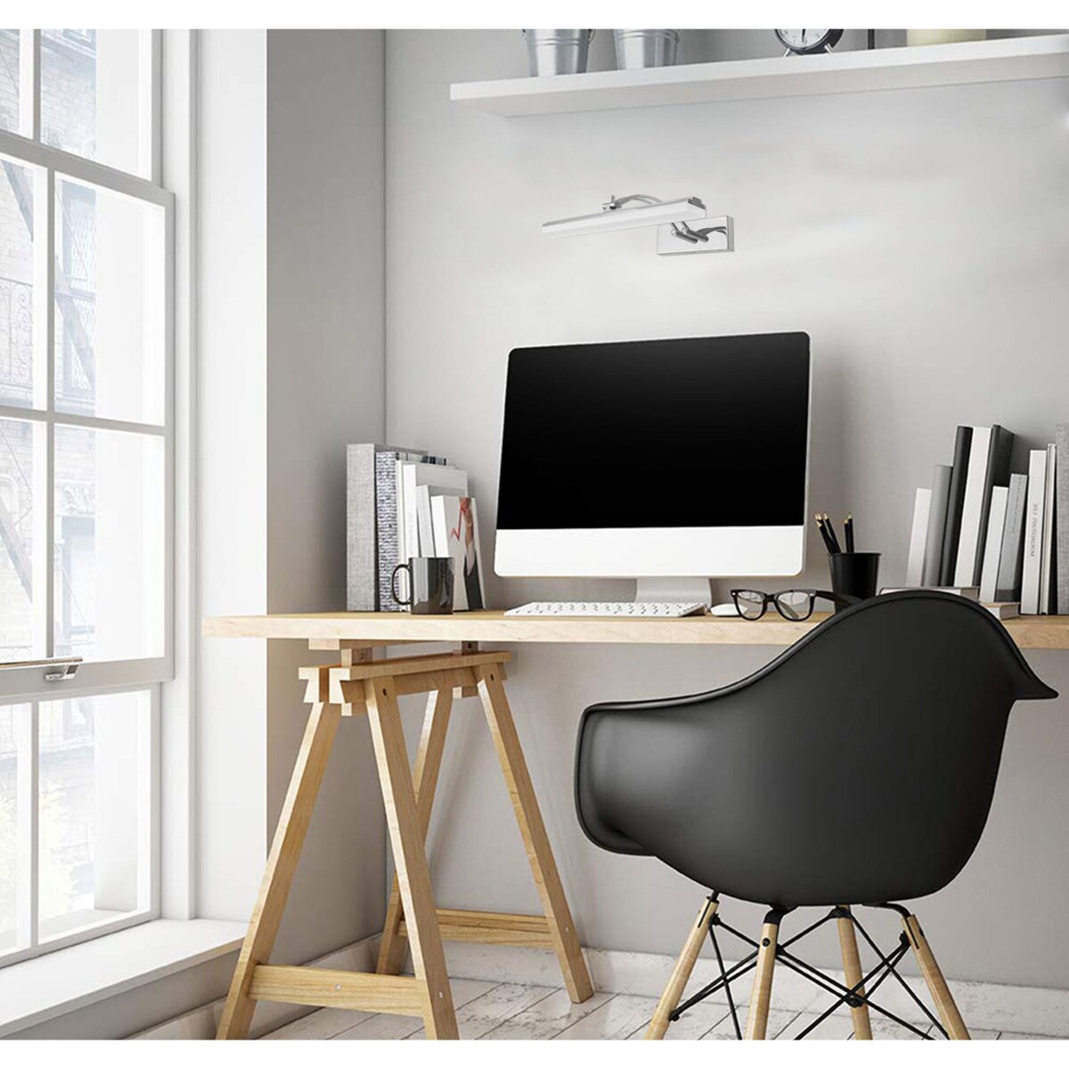Kinkiet Led App372-1W 40Cm Chrom, Metal