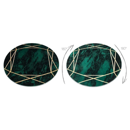 Dywan EMERALD ekskluzywny 1022 koło - koło 160 cm