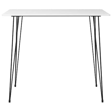 vidaXL 5-częściowy zestaw mebli barowych, biały