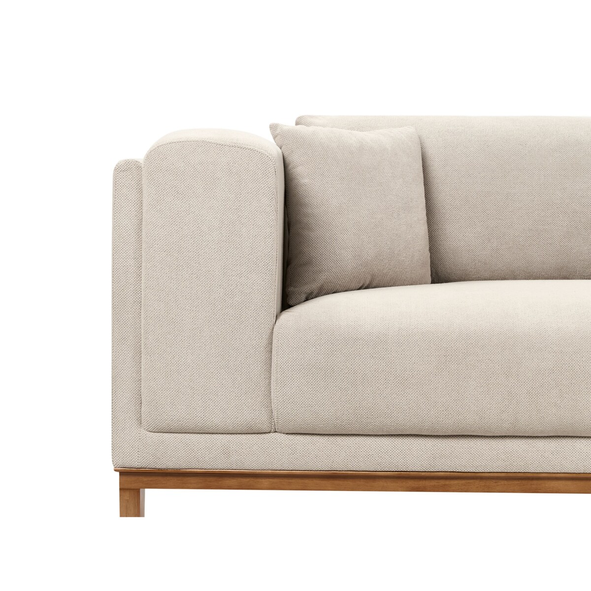 Sofa 4-osobowa beżowoszara VENG