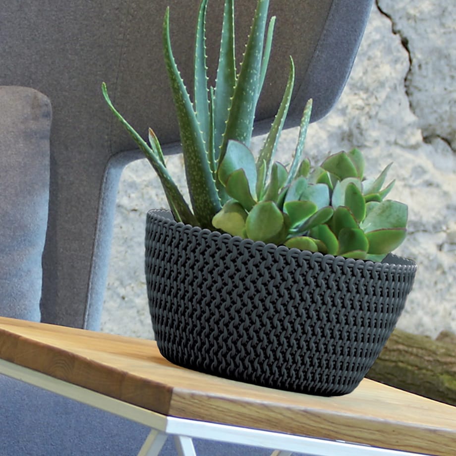 Donica Na Kwiaty 24 Cm Wrzosy Stroik Doniczka Misa Do Domu Ogrodu