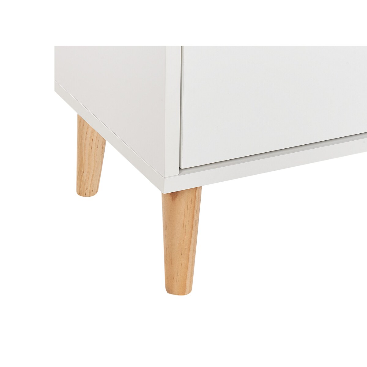 Komoda jasne drewno z białym CLOUDY