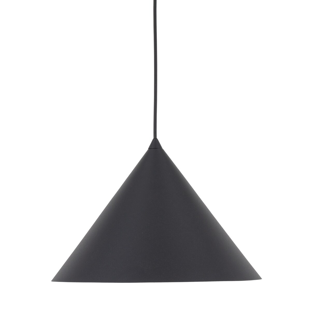 Lampa wisząca TK Lighting CONO BLACK 10057 czarna metalowa E27 32 cm regulowana do kuchni i jadalni