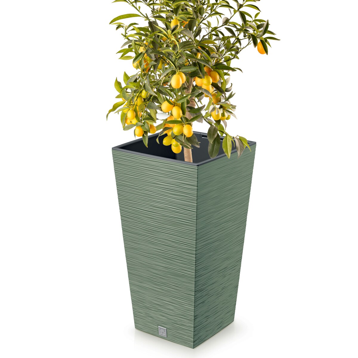 Doniczka Donica Ogrodowa 34,5 Cm Kwadratowa Na Taras Do Ogrodu Domu Zielona