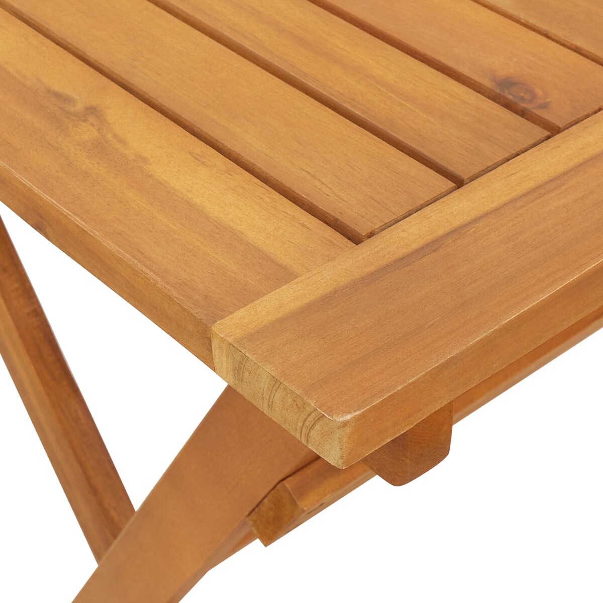 vidaXL Stół składany ogrodowy prostokątny 100x55x75 cm z twardego drewna akacjowego