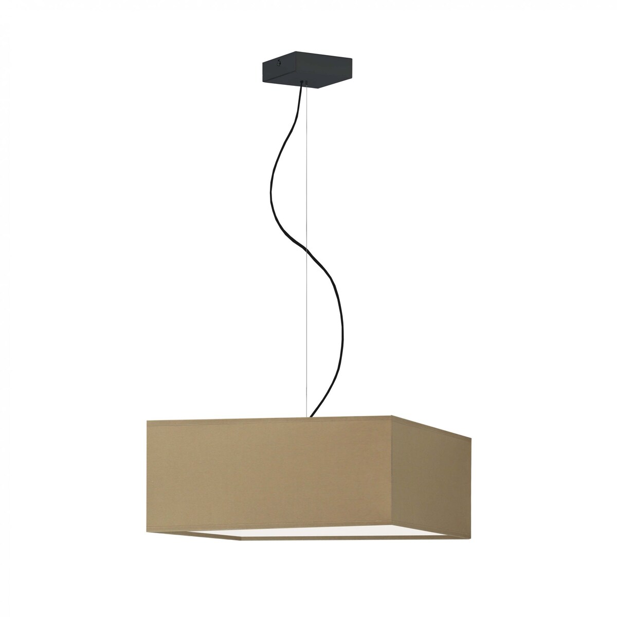 Lampa sufitowa żyrandol lampa wisząca z abażurem kwadrat MOTO