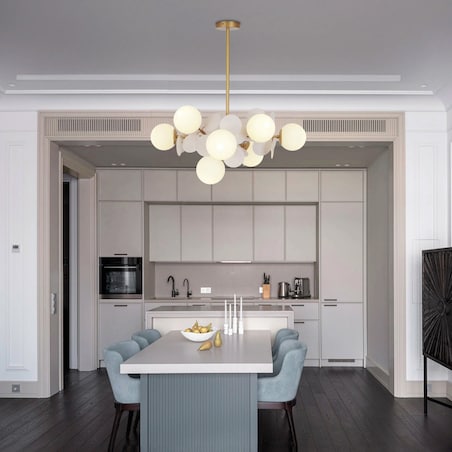 Lampa sufitowa wisząca złota APP1565-12