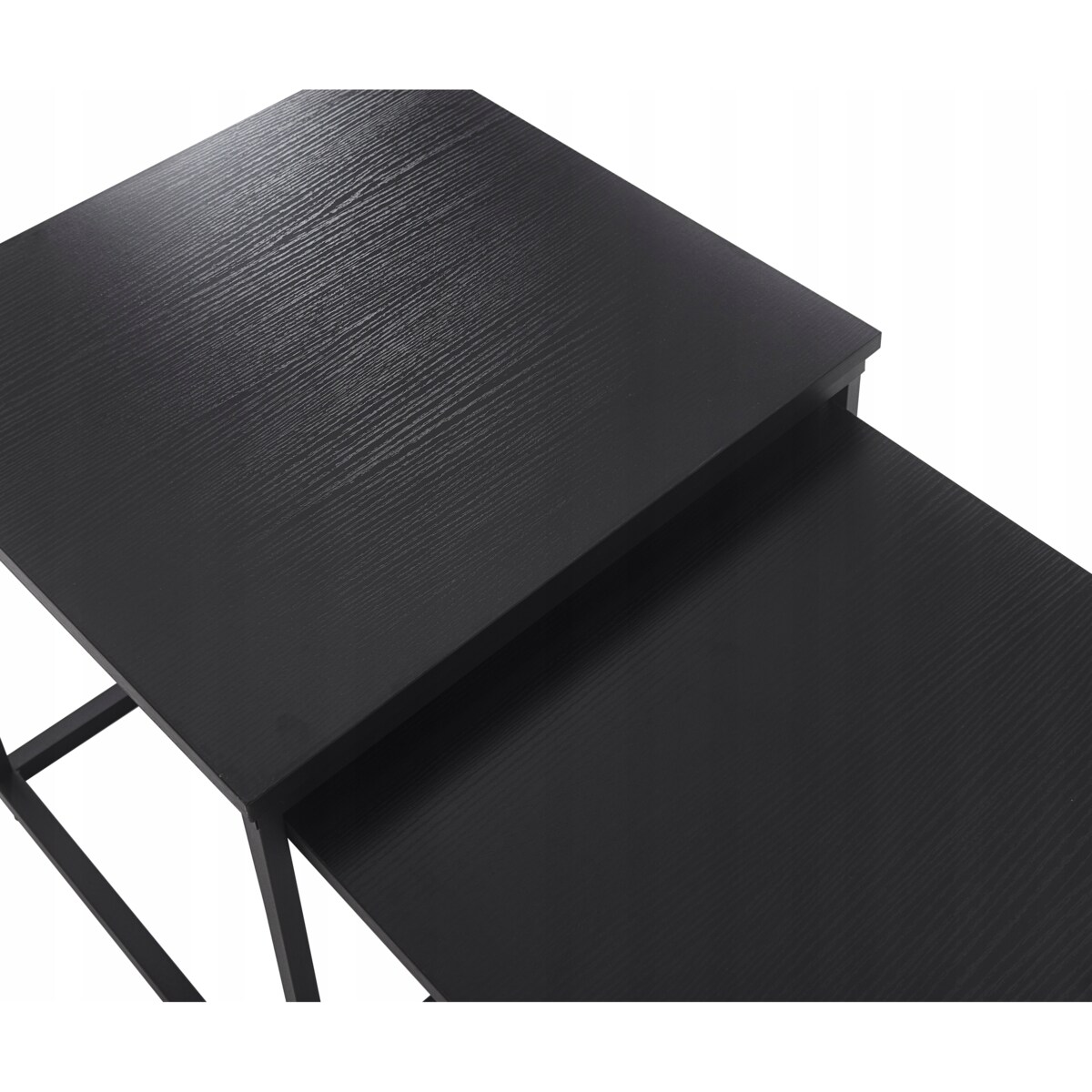 DUPLEX ZESTAW STOLIKÓW KAWOWYCH 2 szt. 50/45 cm CZARNY