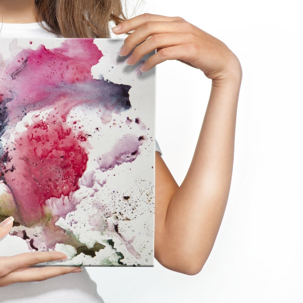 Obraz na płótnie akwarelowa abstrakcja 120x80cm