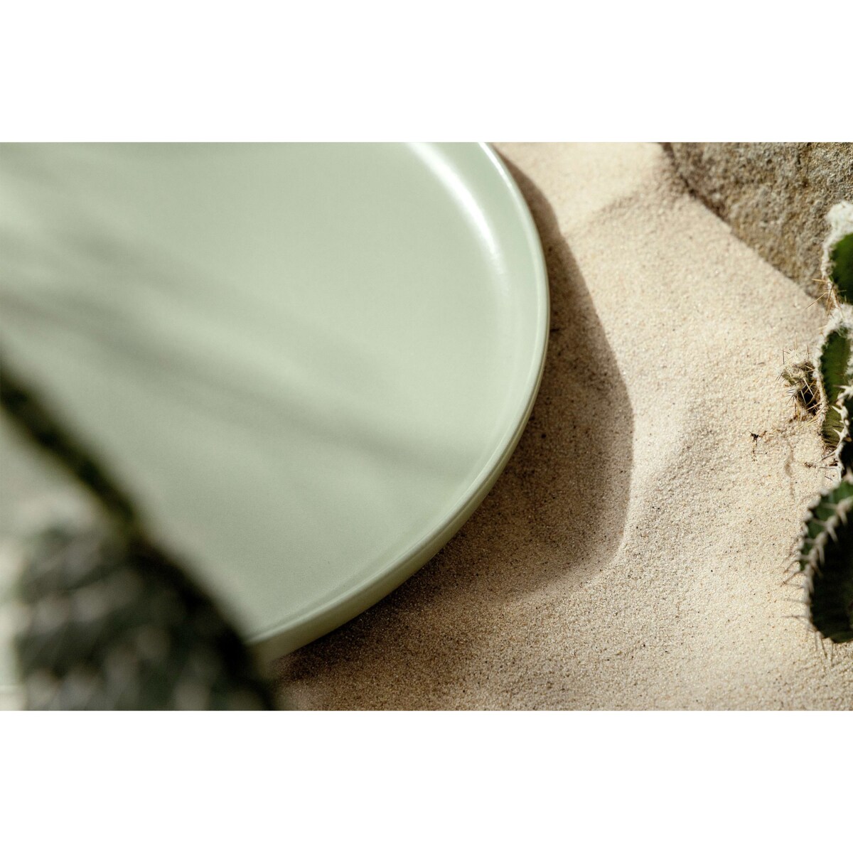 Konsimo VICTO Talerz deserowy 6szt., pistacjowy