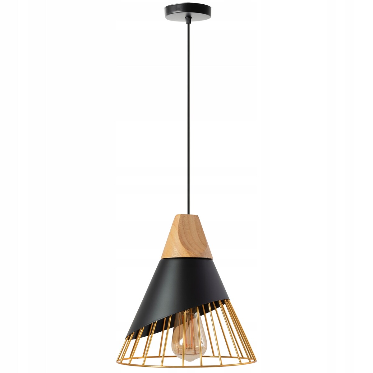Lampa Sufitowa Wisząca Skandynawska Metal Kolory