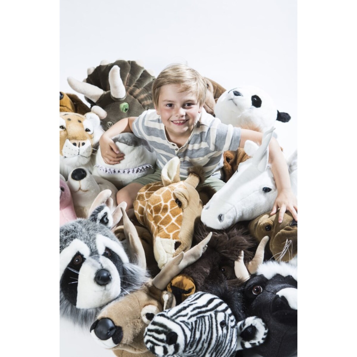 Trofeum biały miś Basile Wild&Soft