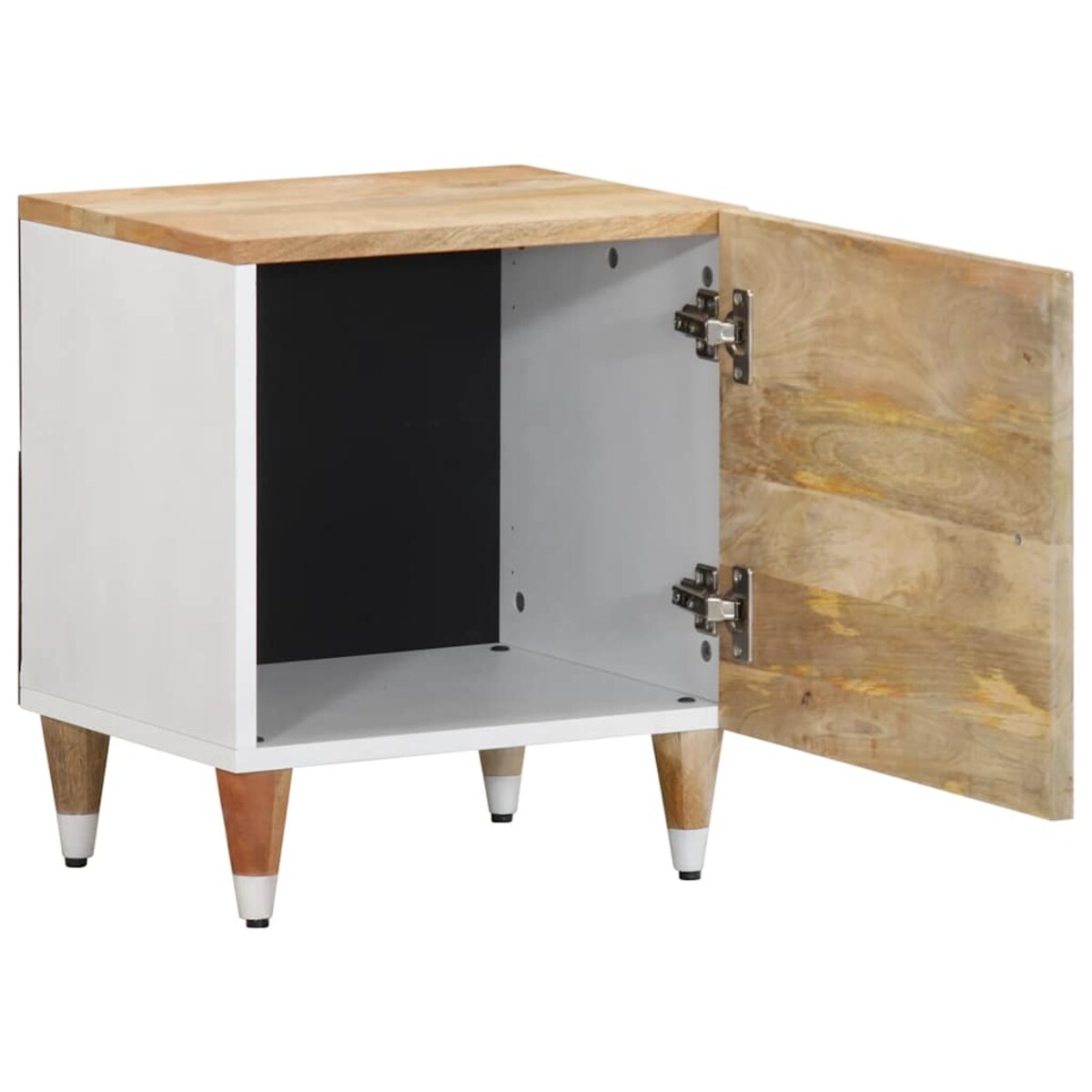 vidaXL Szafki nocne, 2 szt., 40x33,5x46 cm, lite drewno mango