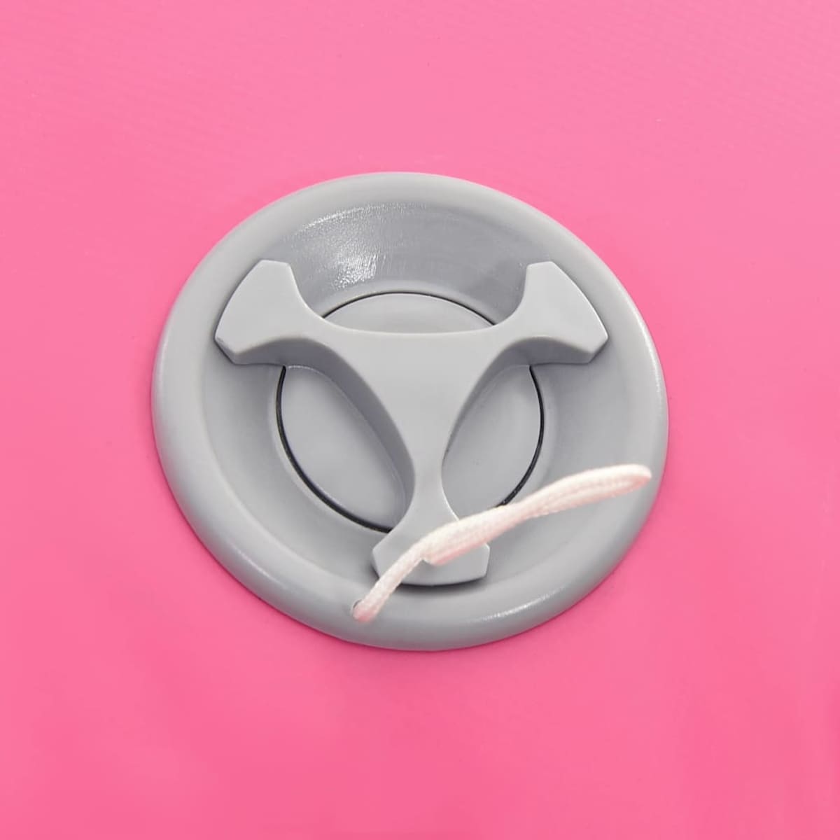 vidaXL Dmuchany wałek gimnastyczny z pompką, 120x90 cm, PVC, różowy