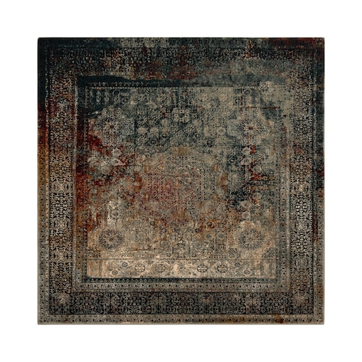 Dywan wełniany OMEGA MAMLUK Kwadrat - Rozeta 200x200 cm