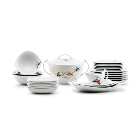 Serwis obiadowy dla 12 osób 44 el. Akcent Letni Czar G860