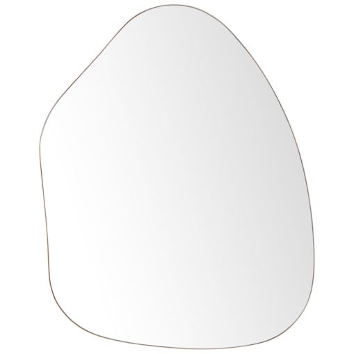Lustro ścienne PUTEAUX 70 cm 92 cm Metal Złoty