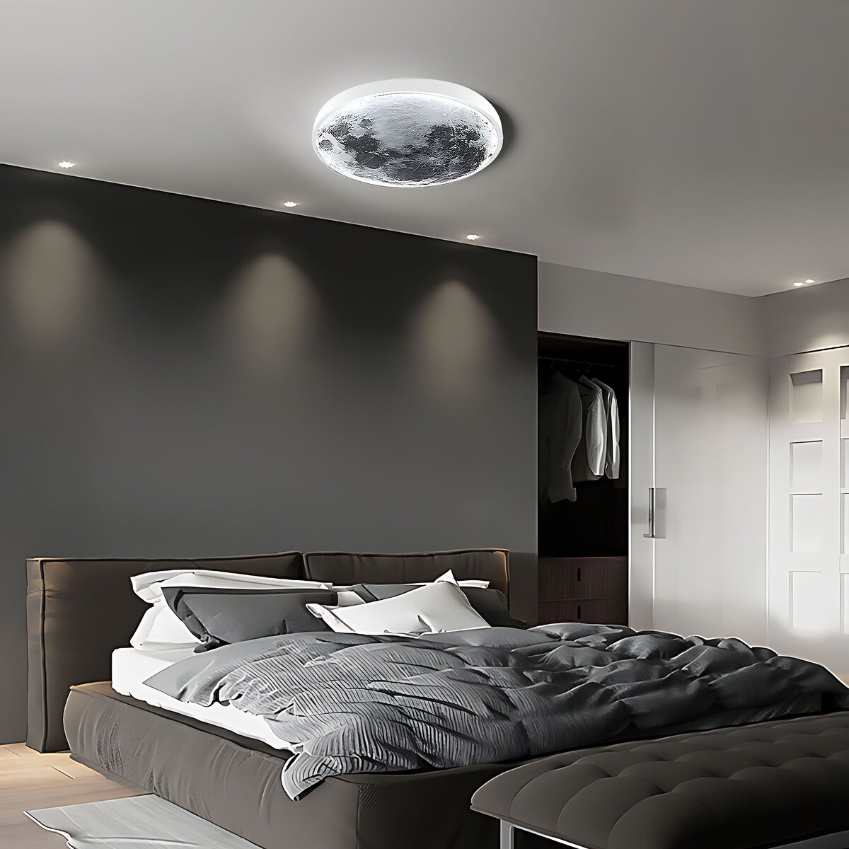 Lampa Sufitowa App1806-Cw Led Biały, Tworzywo Sztuczne