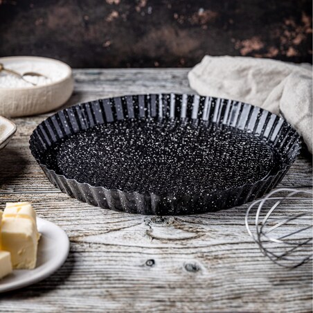 Forma do pieczenia ciasta tarty z powłoką nieprzywieralną 28x3.5cm KLAUSBERG