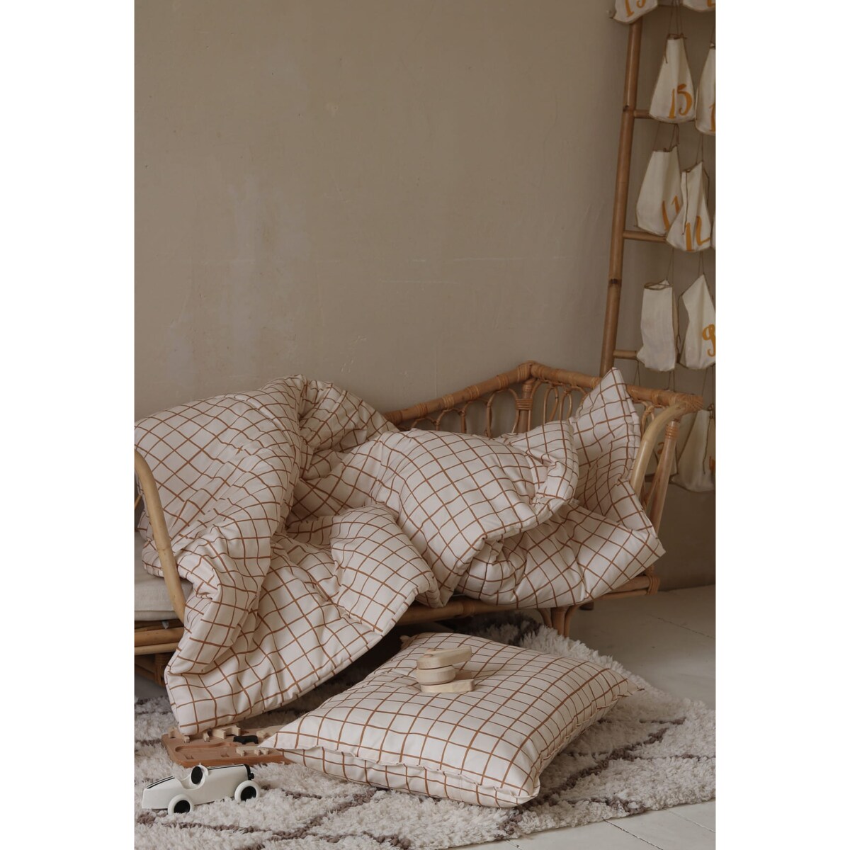 Pościel z wypełnieniem Camel Check 200cm x 220cm