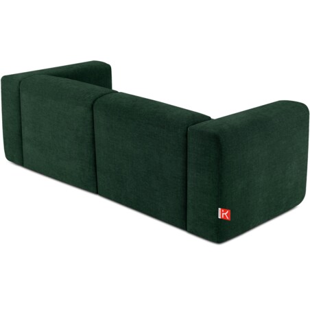 KONSIMO BUFFO 2,5-osobowa sofa z niezwykle miękkim i wygodnym siedziskiem, kolor morski