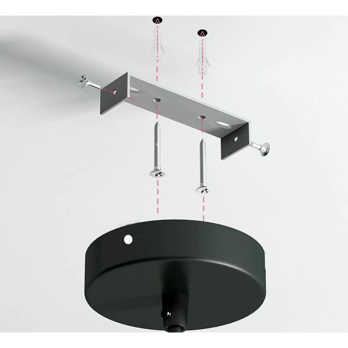 Lampa wisząca do salonu 503 Domeno LED kostki square czarne