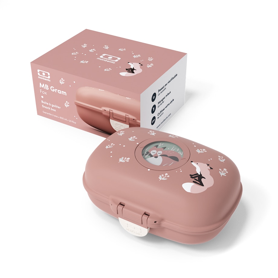 Lunchbox dziecięcy Fox Gram, 14.8 x 7 x 11.4 cm, Monbento