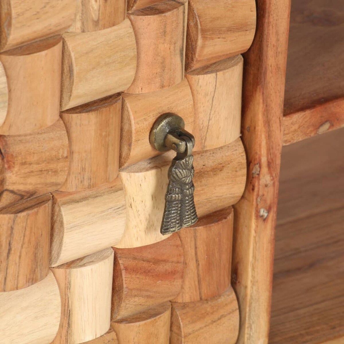 vidaXL Szafka pod TV, 100 x 35 x 40 cm, lite drewno akacjowe