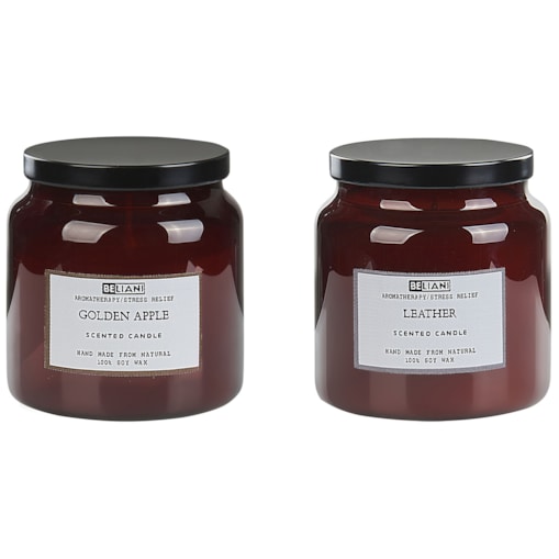 2 świece zapachowe sojowe złote jabłko/ skóra ABSOLUTE ALCHEMY