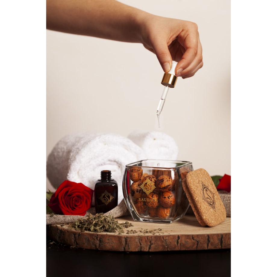 Dyfuzor korkowy o zapachu zielonej herbaty i róż