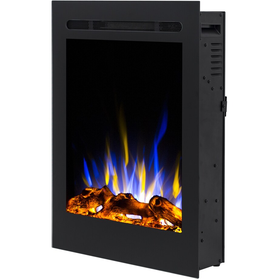 Kominek elektryczny AFLAMO Majestic 32 - ścienny i do zabudowy - 47x66x14 cm - kominek LED z funkcją grzania 750/1500 W