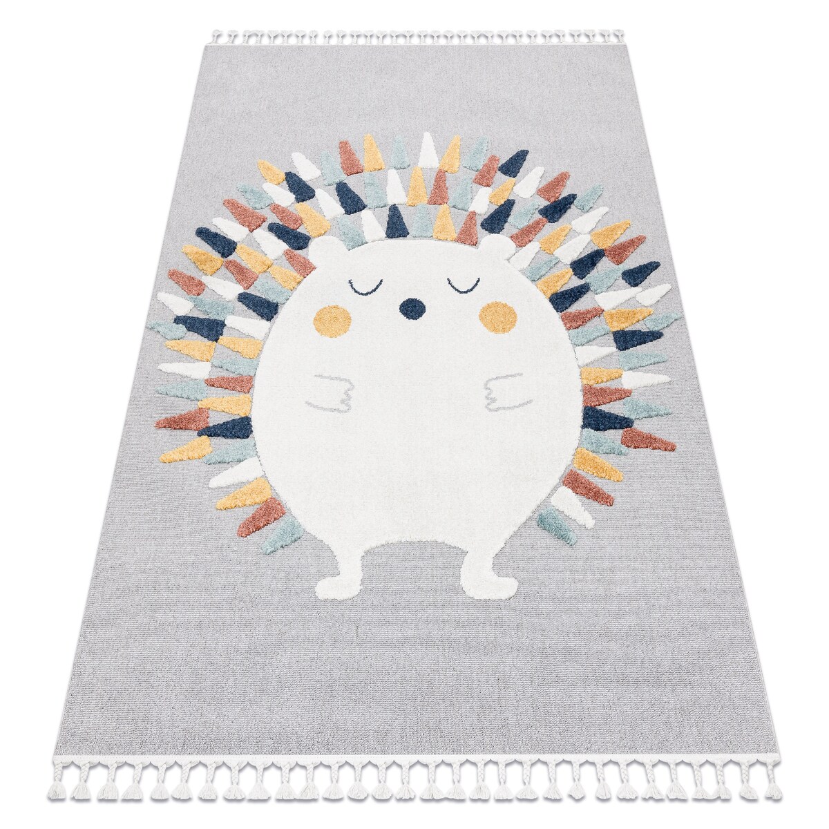 Dywan YOYO GD73 szary / biały - Jeż dla 160x220 cm