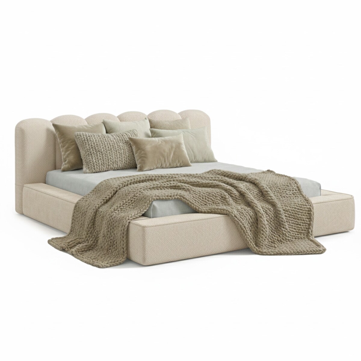 Łóżko Tapicerowane Veneto 120X200 Stelaż Pojemnik Na Pościel Loop 06