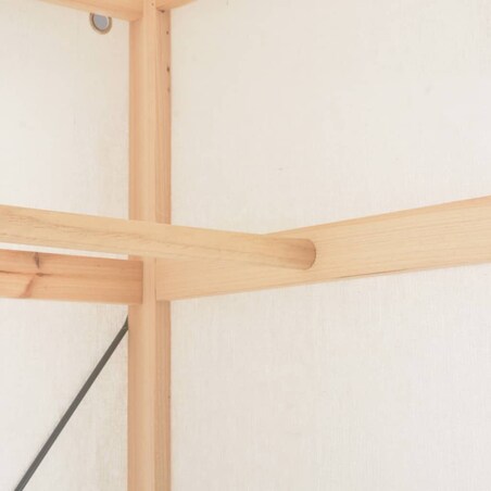 vidaXL Szafa, biała, 79 x 40 x 170 cm, materiałowa