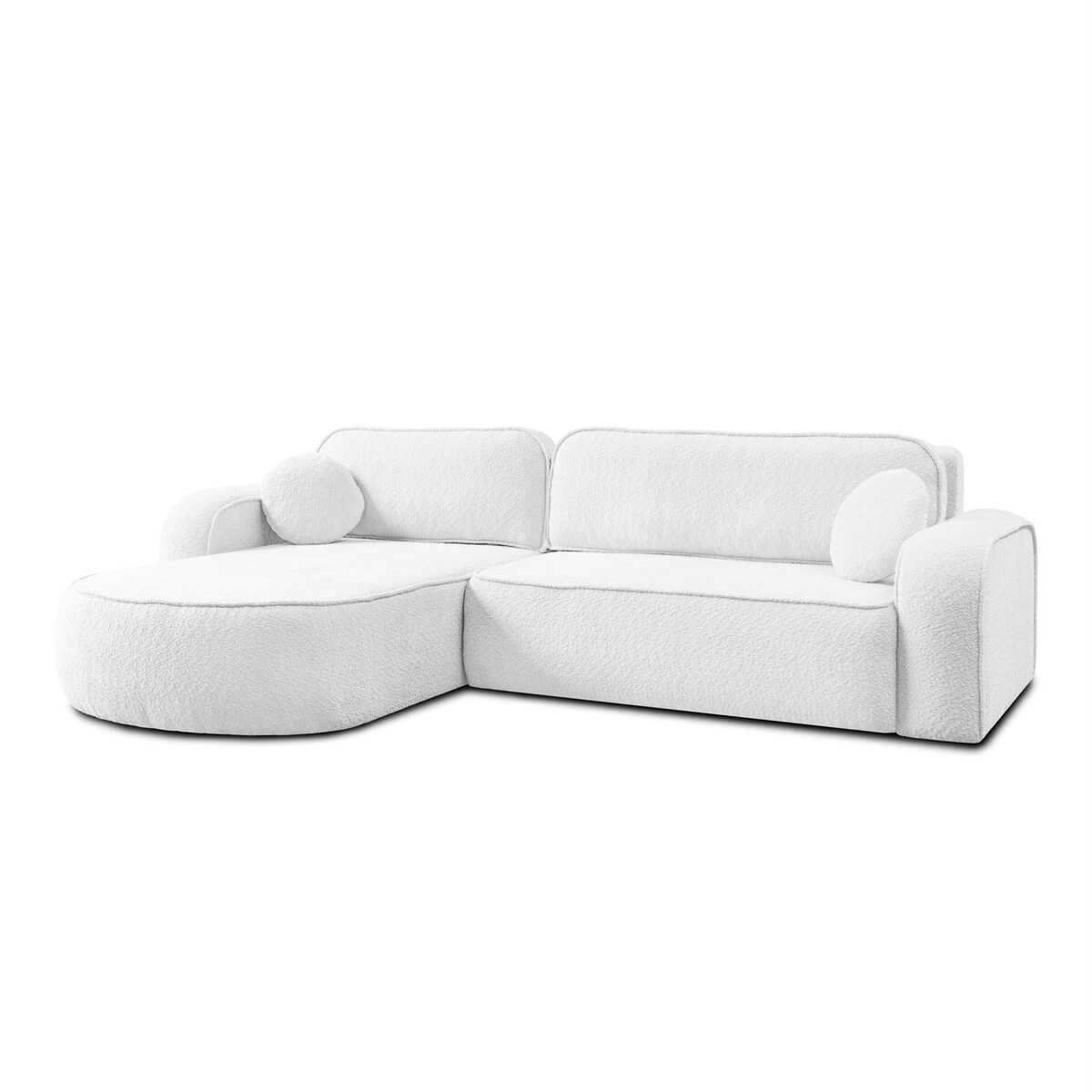 Rozkładany narożnik VENUS II z pojemnikiem na pościel, Coral 70