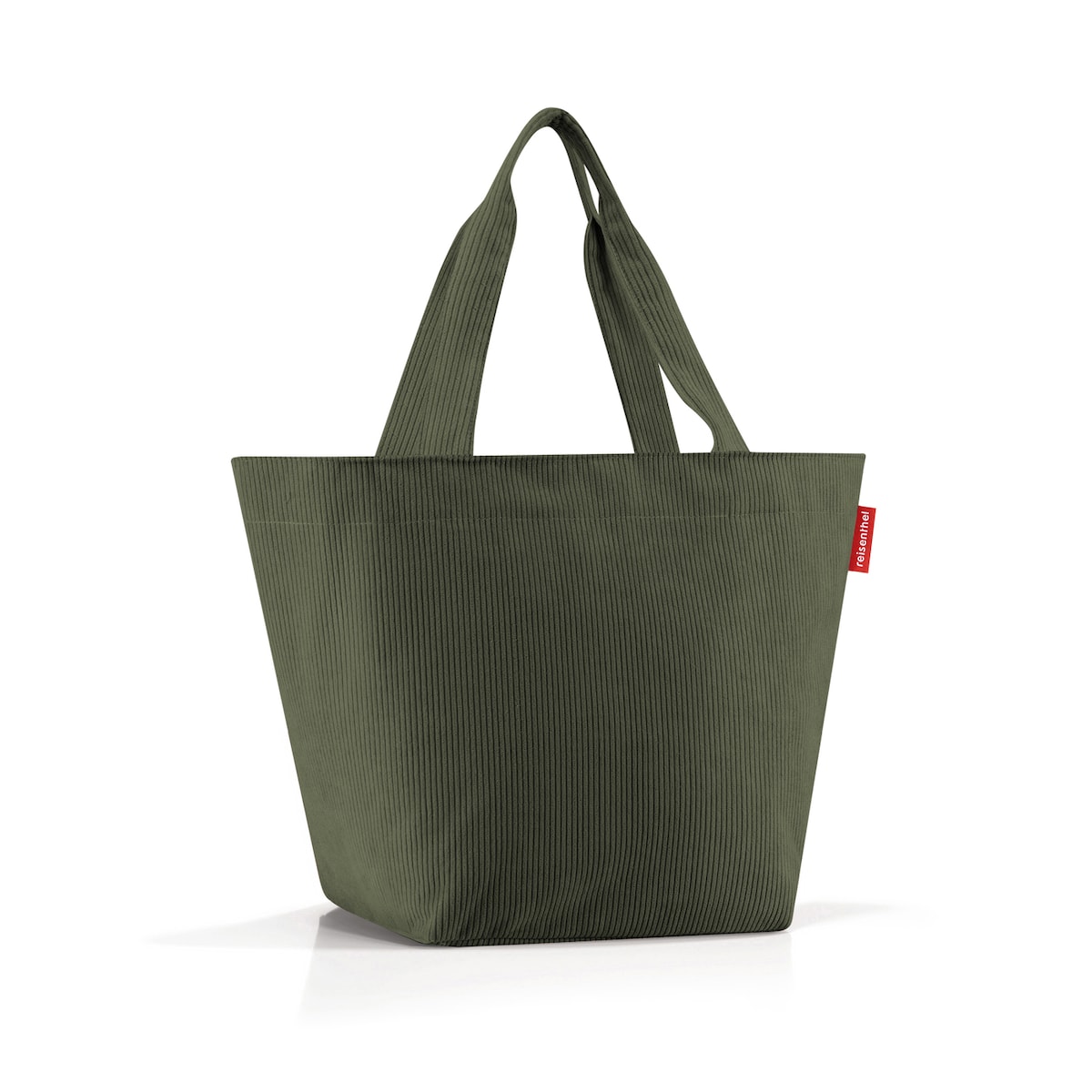 Torba SHOPPER M, cord dark matcha