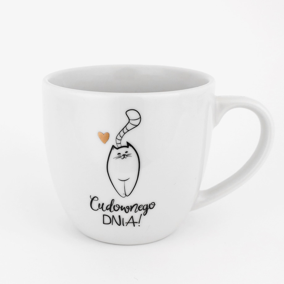 Kubek 300 ml - Cudownego dnia KOTEK