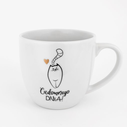 Kubek 300 ml - Cudownego dnia KOTEK