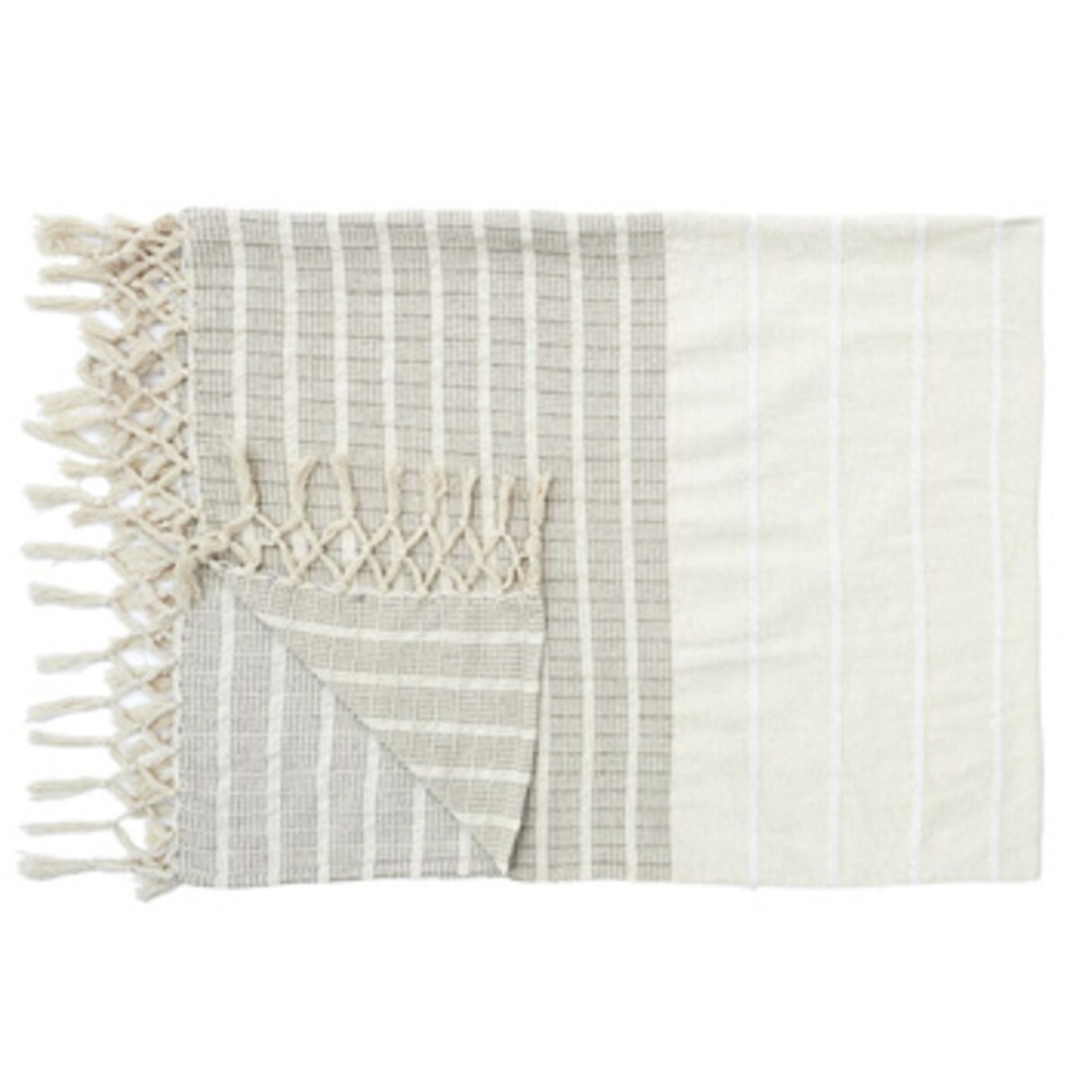 Koc/ Pled Cotton beżowy 160x130cm