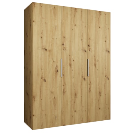 Szafa uchylna otwierana MARBELLA 1 150 wys. 202 cm Artisan + u. Czarny