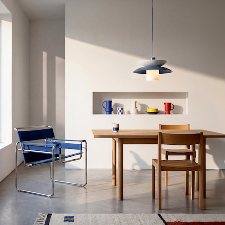 Lampa Wisząca Tk Lighting Verado Granatowa Biała Metalowa Z Kloszem