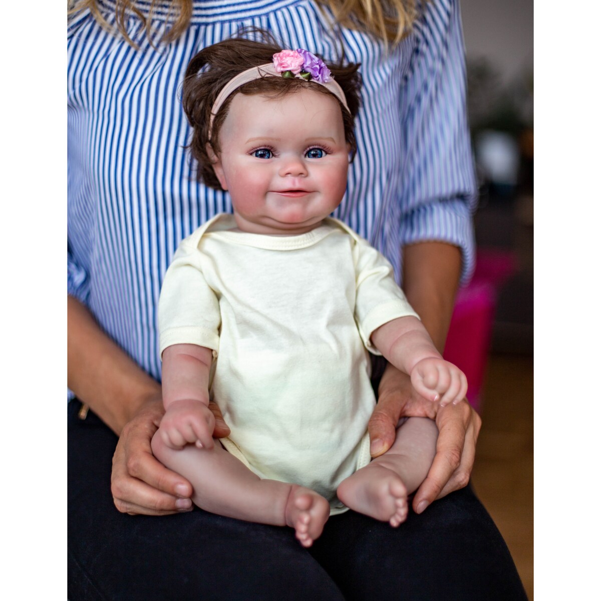 Duża Lalka jak prawdziwe dziecko Reborn Lalki Hiszpańskie z akcesoriami