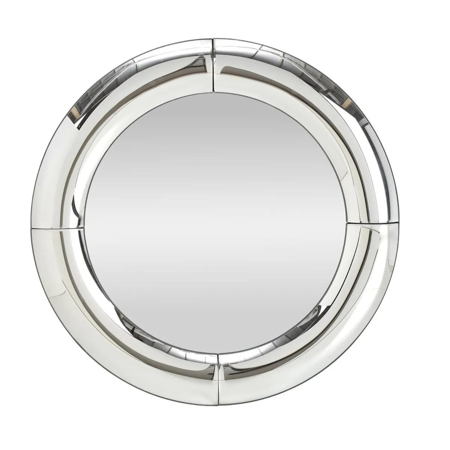 Lustro dekoracyjne MOON 80x80cm srebrne